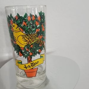 12 days of christmas song & design glass, 4th Day replacement tumbler
